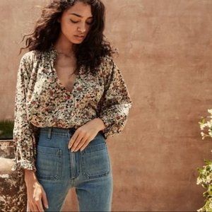 Doen Rose top in Sissinghurst Floral XL